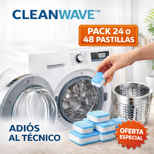 CleanWave™ Pastillas Limpiadoras Para Lavadoras