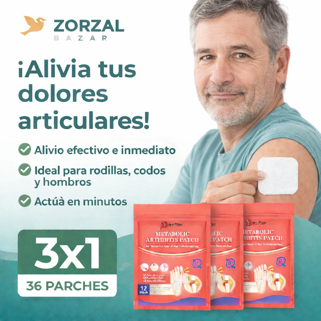 ArtriFlex™ Parche Analgésico para Dolor Articular 3X1
