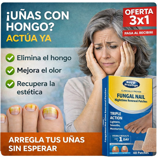 PARCHE DE UÑAS ANTIHONGOS 3X1