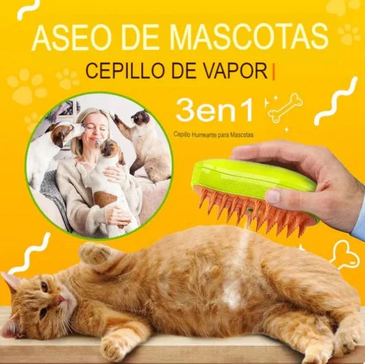 CEPILLO A VAPOR PARA MASCOTA